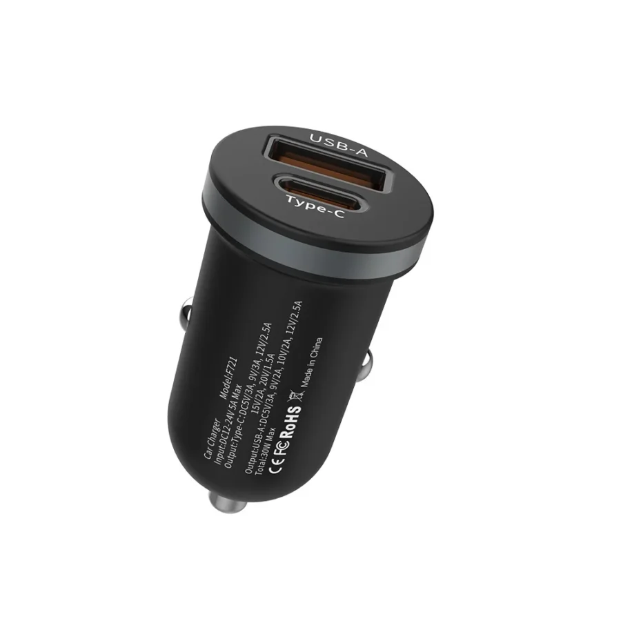 30W Quick Charge USB Type C Car Charger for iPhone and Samsung - Image 5