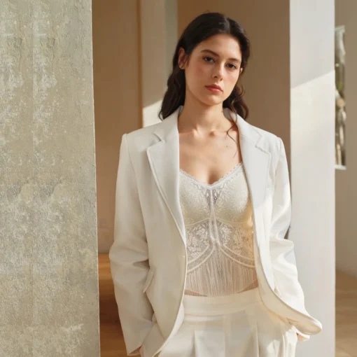 Lace Camisole Tank Top with Beautiful Back Design for Women Casual Summer Wear - Image 3