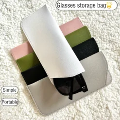 Portable Eyeglasses Case with Fashionable Design for Ladies Travel Storage