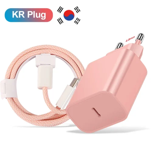 Alternative view of 20W USB-C Charger for iPhone 15, Xiaomi, and Samsung S23 Ultra - Fast Charging