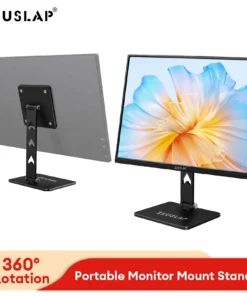 ZEUSLAP Rotating Portable Monitor Desk Metal Stand Holder For VESA Mount monitor