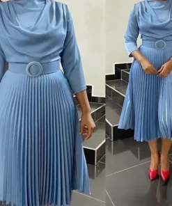 Elegant African Dresses for Women - Slim Fit Dashiki Ankara Style for Office and Parties