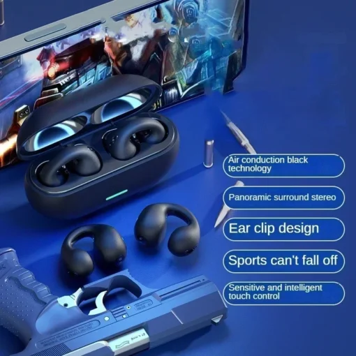 Bone Conduction Headphones with Bluetooth 5.3 and HiFi Sound Quality for Sports and Outdoor Activities - Image 3