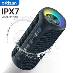 Ortizan 40W Portable Bluetooth Speaker with Enhanced Bass and 30 Hours Playtime, IP7 Waterproof Design