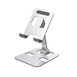 Aluminum Alloy Tablet and Phone Stand with Adjustable Angle for iPad and Samsung Devices