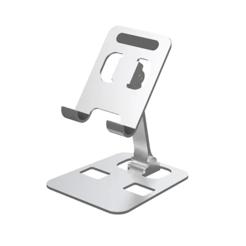 Aluminum Alloy Adjustable Tablet and Phone Stand for iPad and Samsung Devices