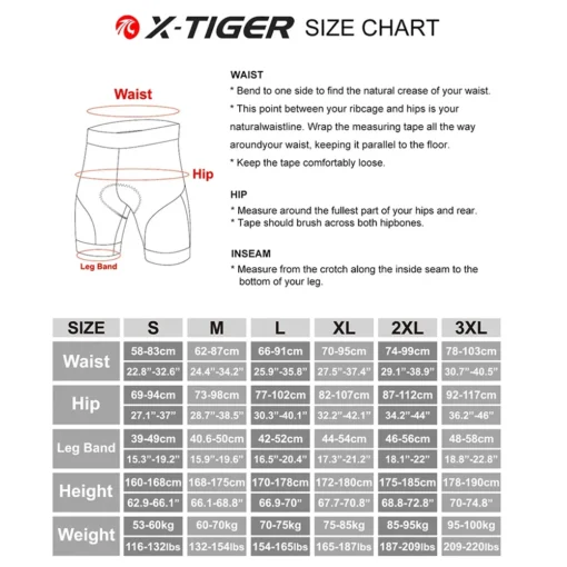 Men's Cycling Shorts with 5D Padding and Anti-Slip Grips for Ultimate Comfort - Image 6