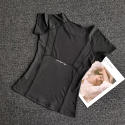 Alternative view of Women's Lightweight Breathable Yoga T-Shirt for Sports and Fitness Activities