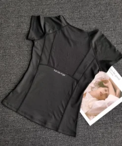 Alternative view of Outdoor Sports Shirt Sportswear Yoga Wear Women's Sports T-Shirt Fitness Clothes Running Yoga Top Female Workout Tops T-shirt