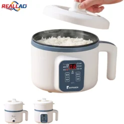 Mini Electric Rice Cooker - Non-Stick, Double Layer, 1.7L Multi-Cooker for Home Use