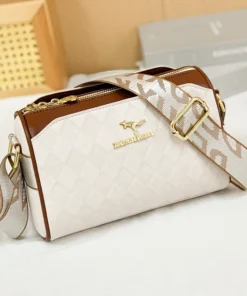 Luxury High Quality Women Messenger Bag Famous Designer Lady Shoulder Bags Fashionable Checkered Trendy Crossbody Bolsas Sac A