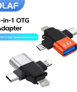 Olaf 3 in 1 OTG Adapter USB3.0 to Micro USB/Type C/Lightning Converter For iphone Xiaomi Samsung Mouse Keyboard U Flash drive