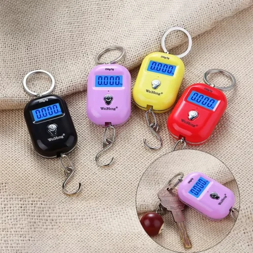 Alternative view of 25kg/5g Portable Hanging Scale Mini LCD Digital Scale for Fishing Luggage Travel Weighting Keychain Hanging Electronic Scale