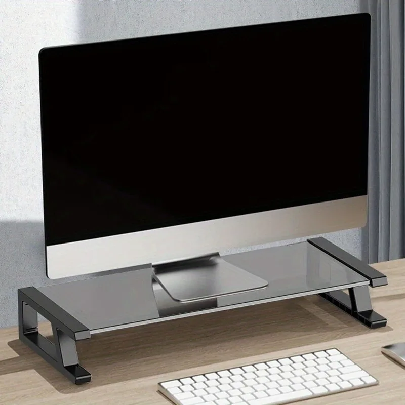 BEISHI Computer Monitor Desk Stand Reducing Neck Strain With Usb Hub Extender Heightened Frame Rack Desktop Screen Storage Base - Image 3