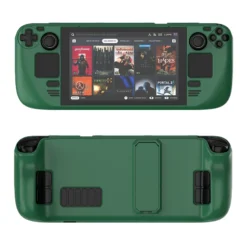Protective Cover Case for Steam Deck with Colorful Hard Shell and Stand