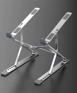 Alternative view of Aluminum Adjustable Laptop Stand - Folding MacBook and Tablet Holder with Heat Dissipation