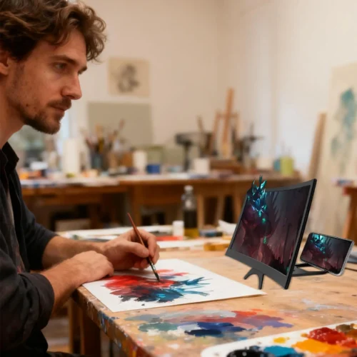 12 inch 3D Cell Phone screen projector HD Expander Enlarge Curved Screen Magnifier Amplifier For Mobile Phone Video