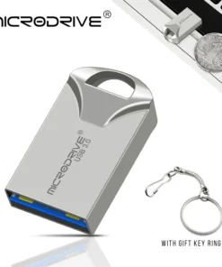 High-Speed Mini USB 3.0 Flash Drive - 16GB, 32GB, 64GB, 128GB with Keychain