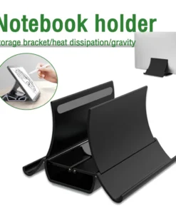 Alternative view of Vertical Laptop Stand with Heat Dissipation and Non-Slip Design for iPad Pro and Tablets