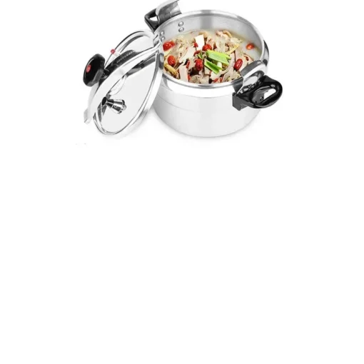 Stainless Steel Pressure Cooker with Explosion-Proof Design, 5L Capacity, Compatible with Induction and Gas Stovetops - Image 6