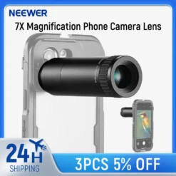 Telephoto Lens Attachment with 7X Magnification and 17mm Thread for Smartphone Users