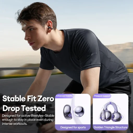 Wireless Sports Headset with Bluetooth 6.0 and Noise Cancelling for Active Lifestyles - Image 4