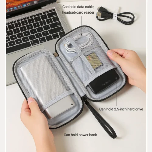 Alternative view of Travel Portable Digital Accessories Storage Bag Organizer of Mobile Phone Bag U Disk Charging Bank Mobile Data Cable Storage Bag
