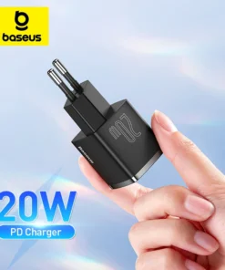 Baseus 20W Portable USB Type-C Charger with Fast Charging for iPhone
