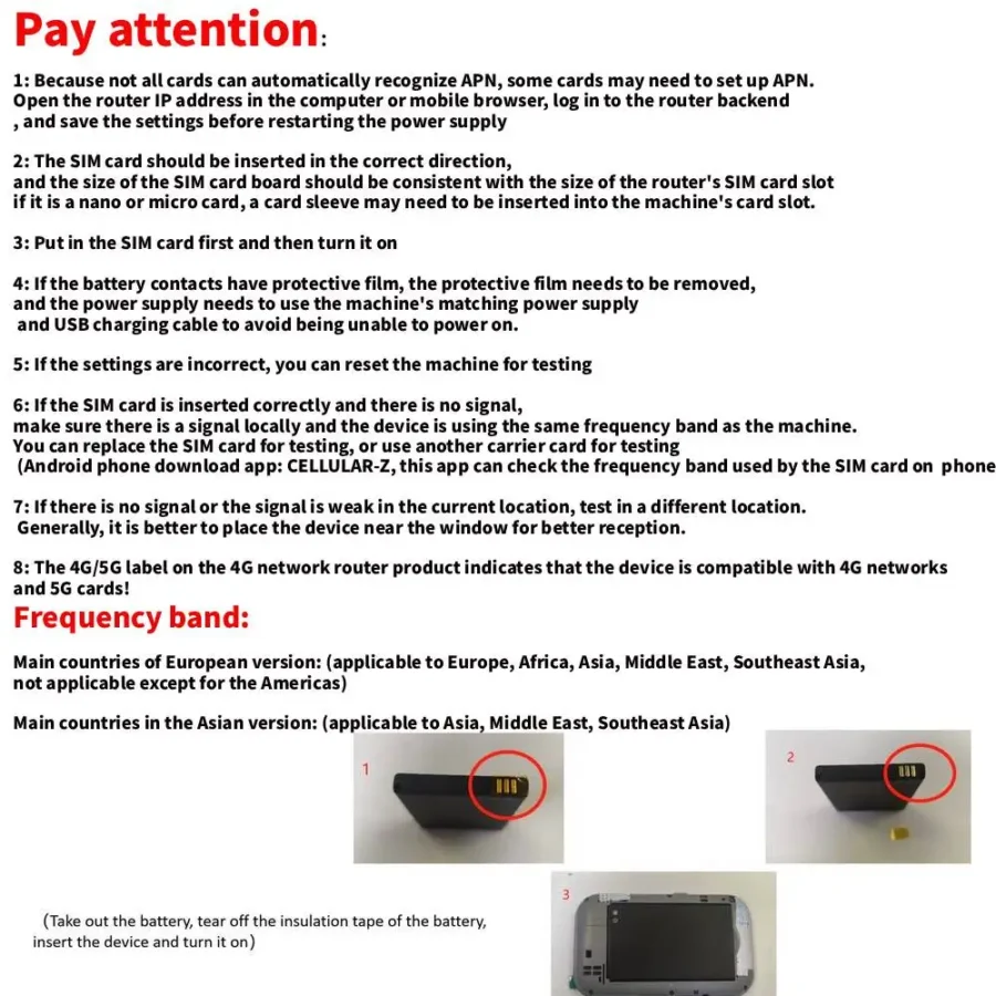 4G Mobile WIFI Router 150Mbps 4G LTE Wireless Router Portable Pocket MiFi Modem Mobile Wifi Hotspot with Sim Card Slot for Home - Image 6