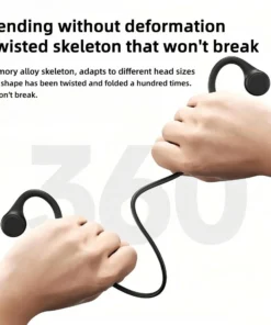 Alternative view of LonMao B33 Bone Conduction Earphones Bluetooth 5.4 Wireless Headphones Sports Headset HD Clear Mic for Workout Running Driving