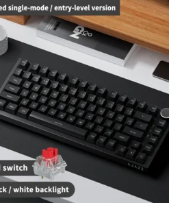 Alternative view of AJAZZ AK820 Wired With Rotary Volume Buttons Hot-Swappable Keys For Office And Home Mechanical Keyboards
