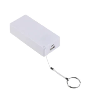 K1KF 5600mAh USB Power Bank Battery Charger with High Capacity for Mobile Phones - White