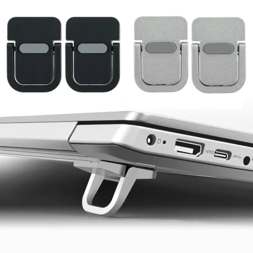 Portable Laptop Stand Set – 2 Mini Riser Stands for Notebooks