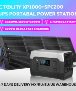 Renogy 1024Wh Portable Power Station with 200W Solar Panel for Camping