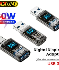 NNBILI USB3.2 Digital Display Adapter 4K@60Hz USB-C OTG for iPhone16 15 Pro Max Samsung iPad PC Laptop Fast Charge Data Sync ﻿