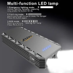 Alternative view of Jump Starter for Diesel and Gas Vehicles - Portable 12V Emergency Battery Charger
