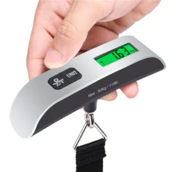 Digital Luggage Scale with LCD Display, 110lb Capacity for Travelers