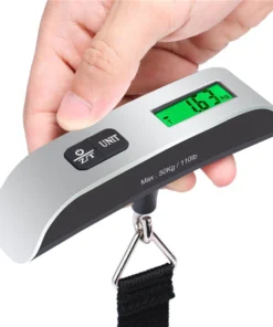 Portable Scale Digital LCD Display 110lb/50kg Electronic Luggage Hanging Suitcase Travel Weighs Baggage Bag Weight Balance Tools