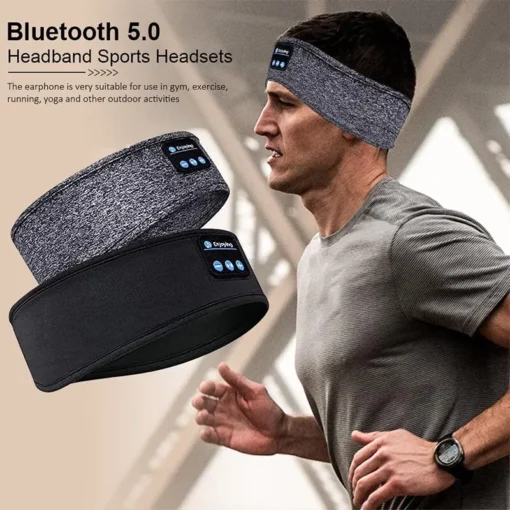 Bluetooth Sports Earphones with Sleep Mask for Comfortable Listening and Resting - Image 4