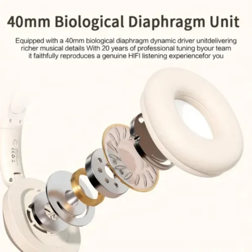 Wireless Bluetooth Foldable Over-Ear Headphones - High Power Stereo Sound for Sports Enthusiasts - Image 8