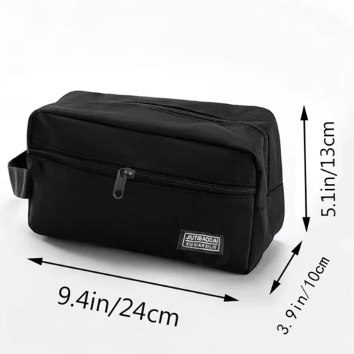 Men's Toiletry Bag - Large Capacity Organizer for Daily Travel Use - Image 3