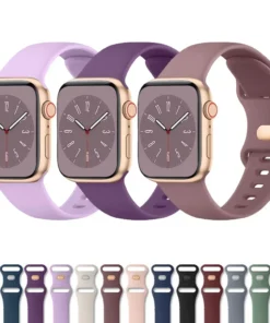 Soft Silicone Band for Apple Watch 10 9 8 7 6 5 4 3SE Strap Bracelet for iWatch Ultra 49mm 45mm 46 41mm 40mm 44mm 38mm 42mm Band