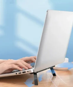 Alternative view of Universal Laptop Riser Stand - Adjustable Cooling Pad for MacBook and Lenovo Notebooks