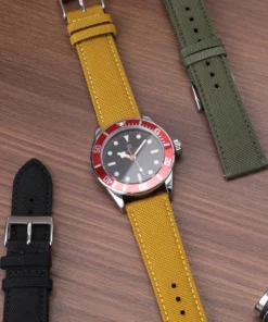 Alternative view of 18mm 19mm 20mm 21mm 22mm 24mm Waterproof Sailcloth Watch Strap Two-Sided Nylon Watchband Quick Release Band Sport Belt For Men