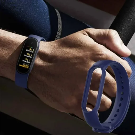 Silicone Wrist Strap for Xiaomi Mi Band 3/4/5/6/7 - Comfortable and Durable Design - Image 5