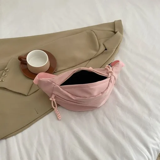 Women's Crossbody Bag Waterproof Canvas Sling Waist Pack for Hiking - Image 6