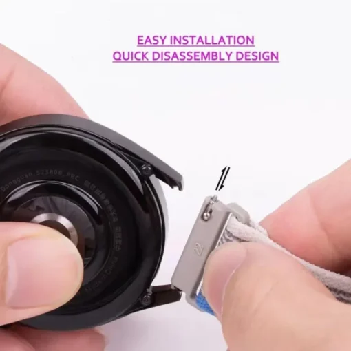 Nylon Sport Loop Band for Galaxy Watch 7 6 5 4 and Amazfit GTS 3 4, 20mm 22mm Sizes - Image 5