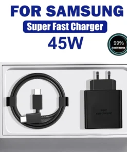 Samsung 45W USB-C Super Fast Charger with Data Cable