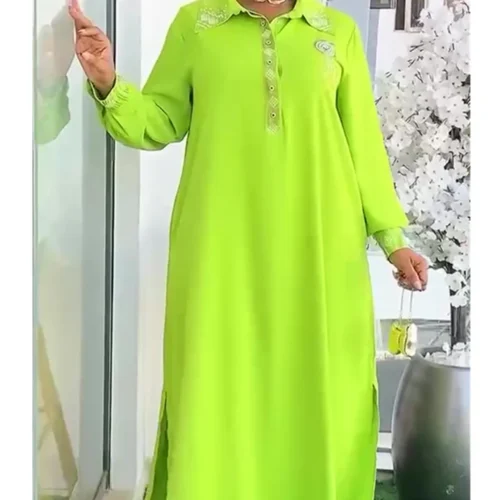 Plus Size Chiffon Evening Gown for Women - Elegant Summer Maxi Dress