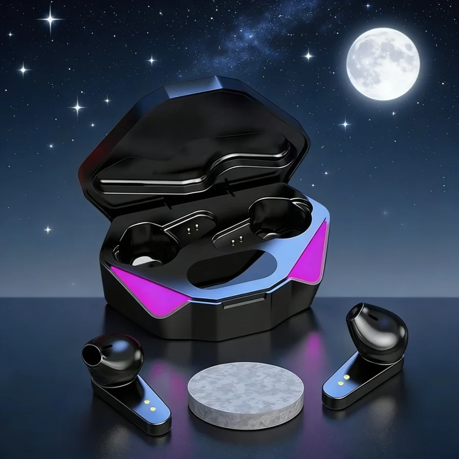 TWS Gaming Bluetooth Earbuds - 9D Stereo Sound with Microphone - Image 4